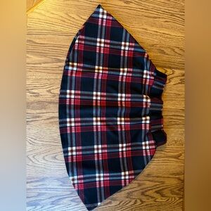 SHEIN Plaid Mini Skirt in Red and Black
